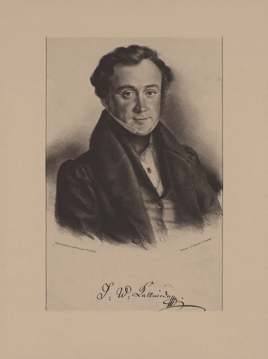 Ritratto del compositore Jan Kalivoda da Friedrich Gustav Schlick