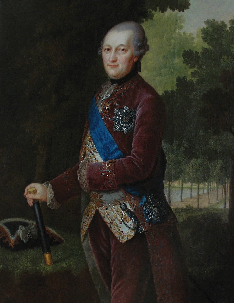 Ritratto di Peter von Biron, Duca di Curlandia e Semigallia da Friedrich Hartmann Barisien