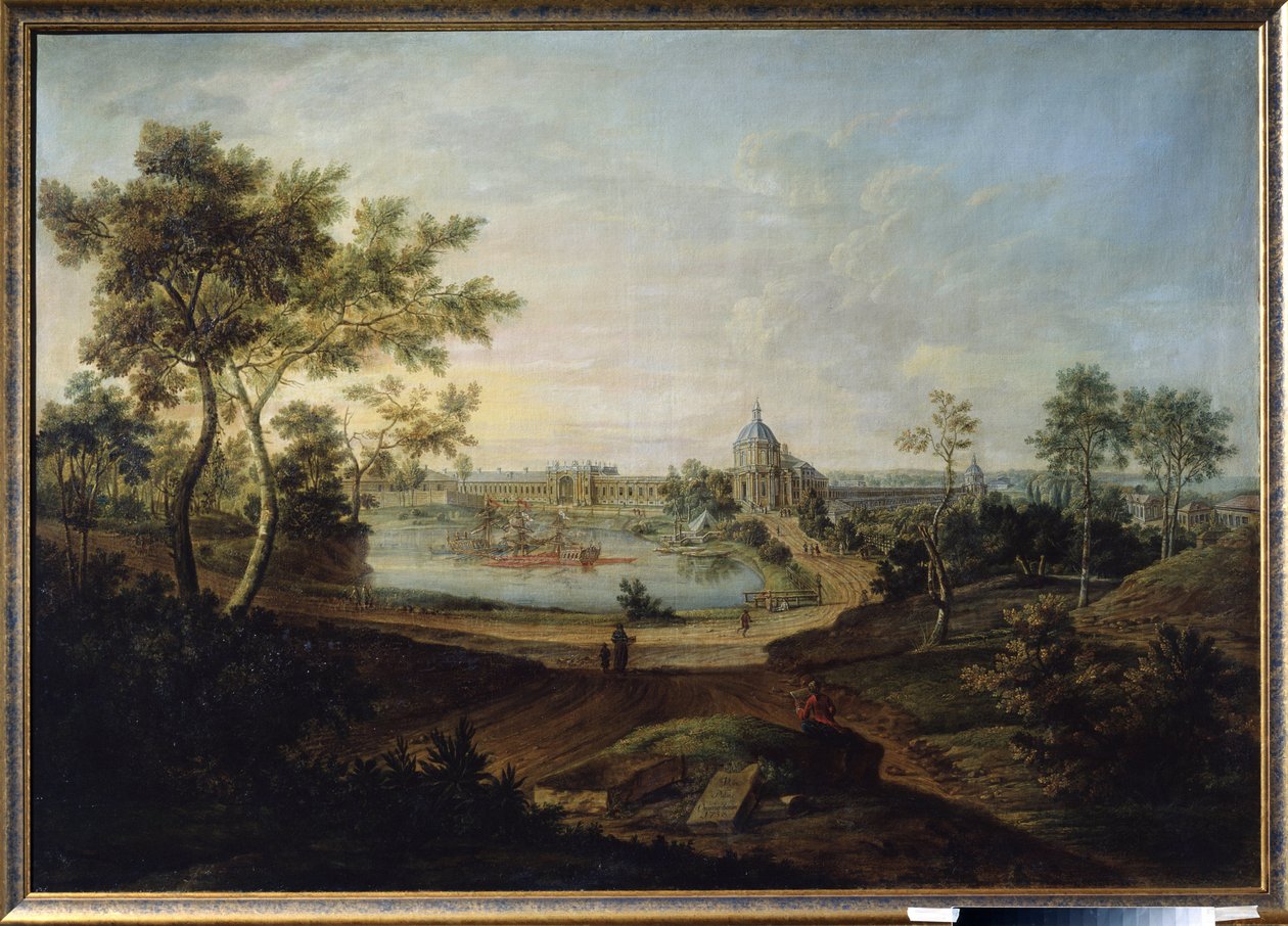 ""Veduta del palazzo reale di Oranienbaum, attuale Lomonossov in Russia"" Costruito dall