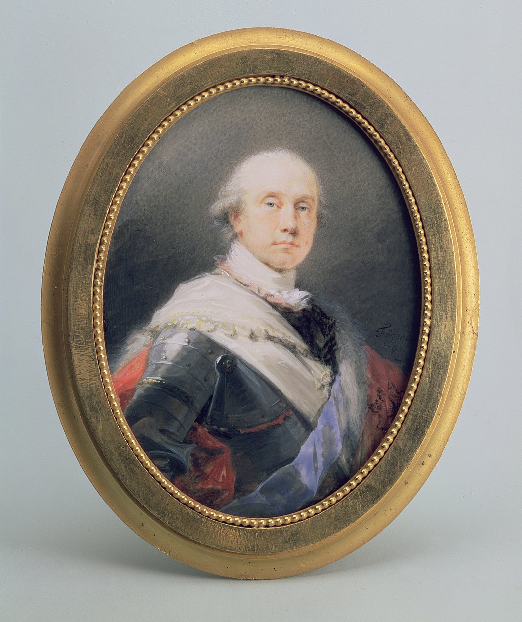 Ritratto del principe Carlo Nicola Othon di Nassau-Siegen, 1790 da Friedrich Heinrich Fuger