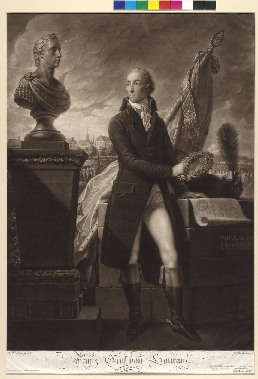 Il 17 aprile Franz conte von Saurau da Friedrich Heinrich Fuger
