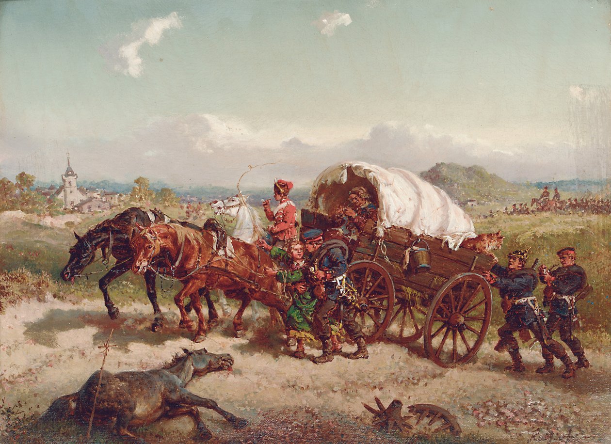 Ritorno dalla battaglia da Friedrich Kaiser