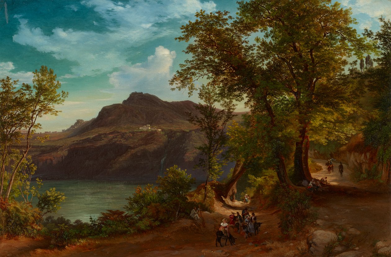Monte Cavo presso Albano da Friedrich Loos