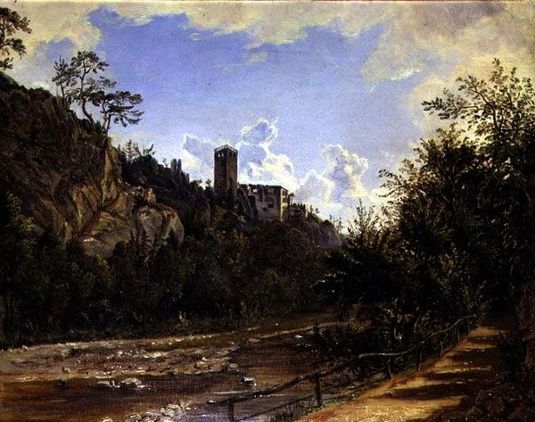 Rovine a Raubenstein da Friedrich Loos