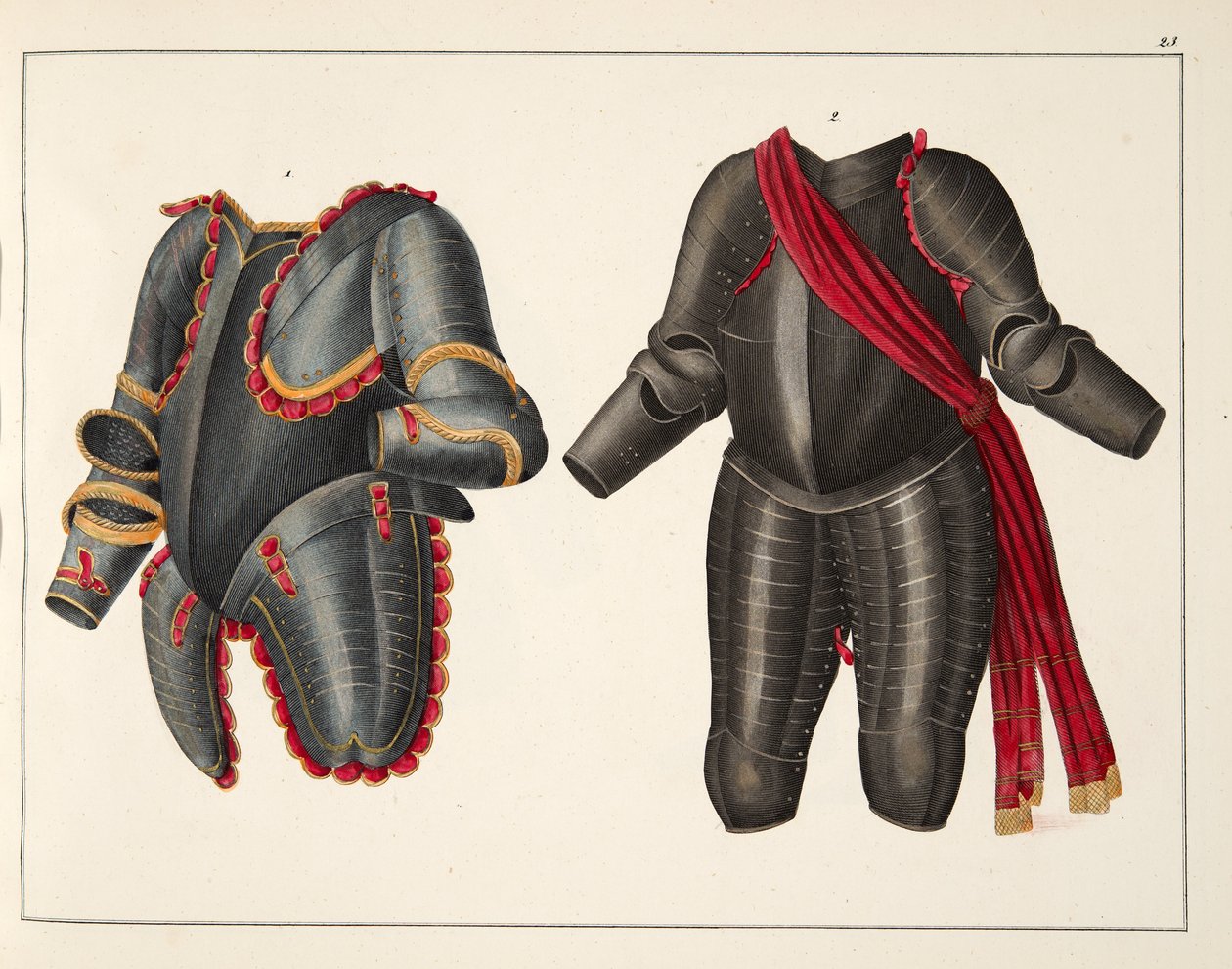 Armatura, tavola da 