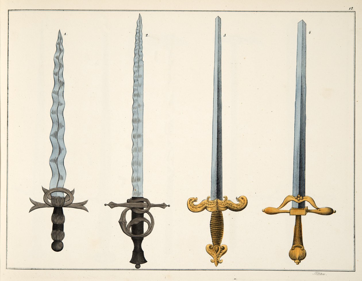 Spade, tavola da 