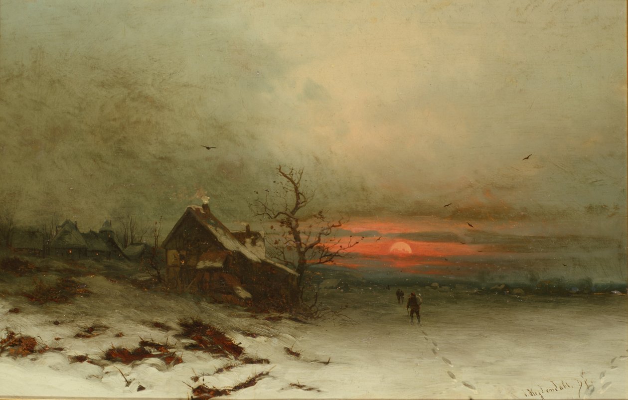 Ritorno a Casa al Tramonto da Friedrich Nicolai Joseph Heydendahl