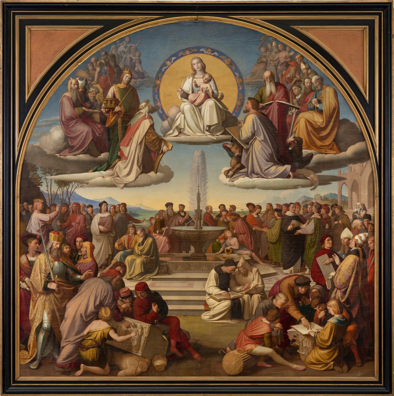Il trionfo della religione nelle arti da Friedrich Overbeck
