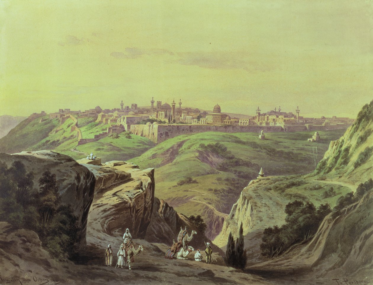Vista di Gerusalemme da Friedrich Perlberg