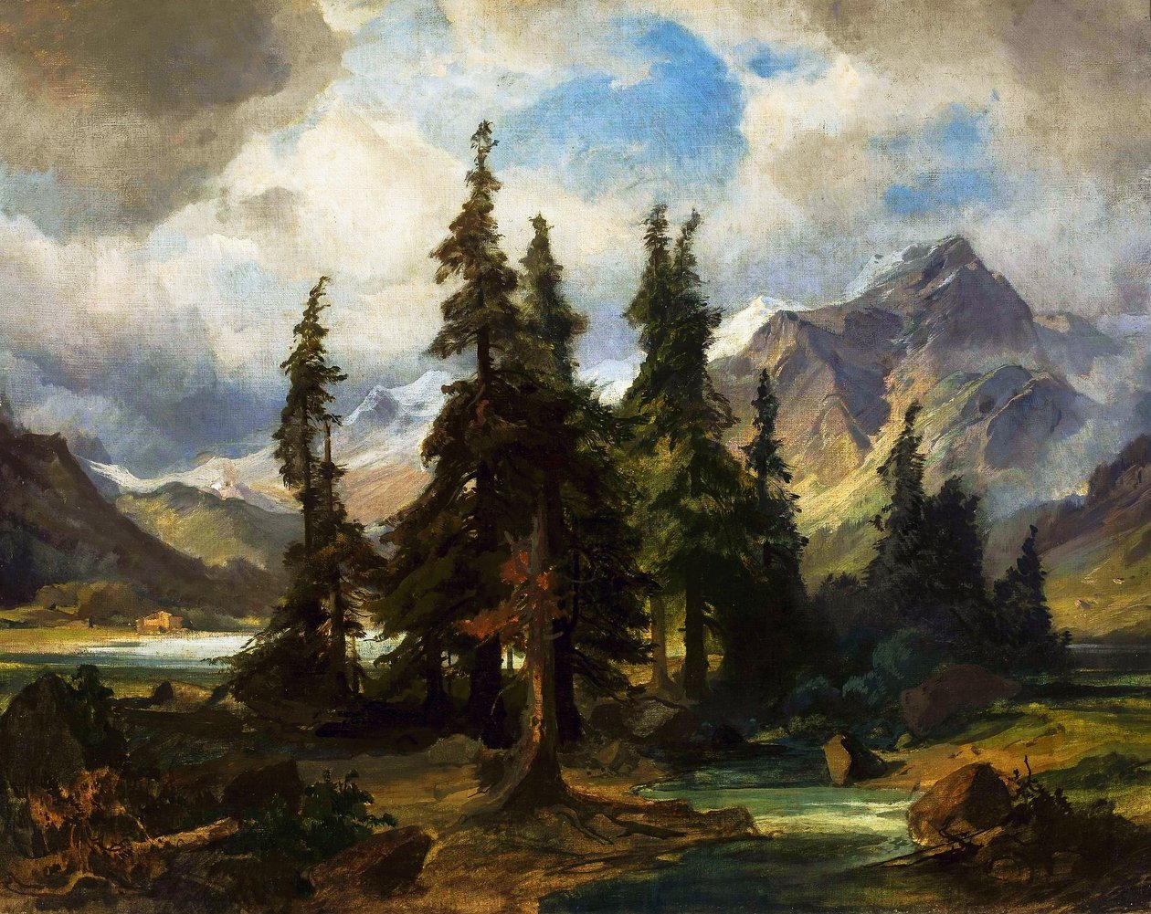 Paesaggio norvegese. da Friedrich Preller the Elder