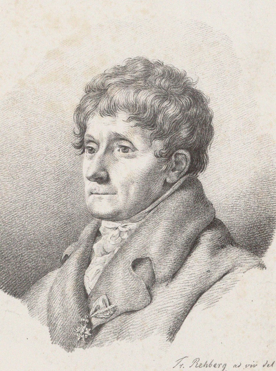 Ritratto del compositore Antonio Salieri 1750-1825, 1821 da Friedrich Rehberg