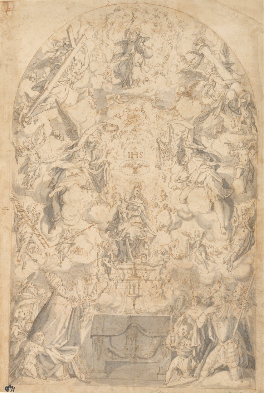 Madonna con Bambino e angeli con i simboli della Passione da Friedrich Sustris
