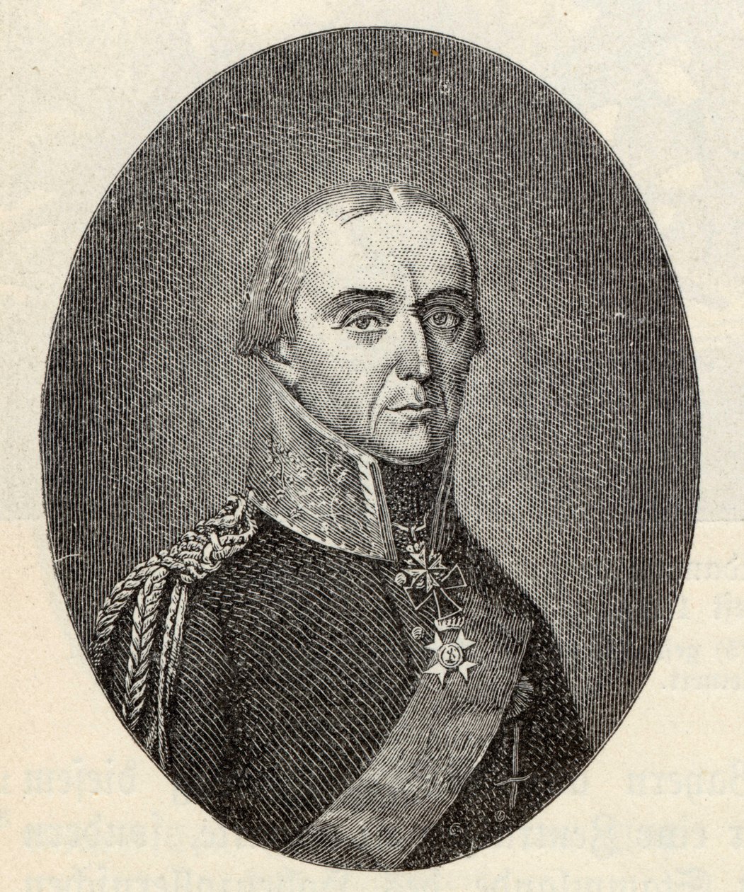 Friedrich Wilhelm Graf Bülow von Dennewitz da Friedrich Wilhelm Bollinger