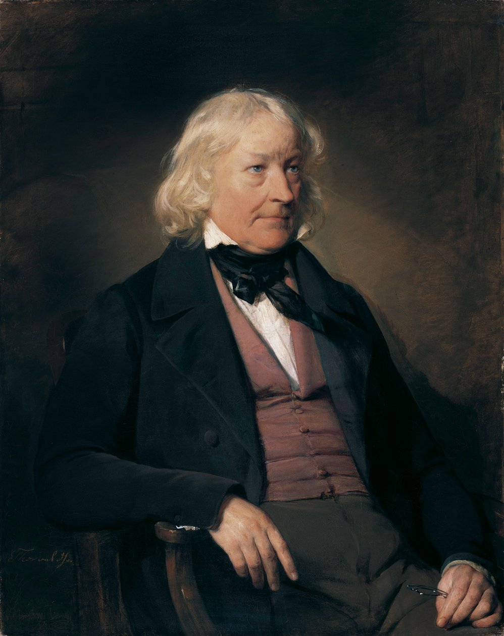 Tedesco: Ritratto dello scultore Bertel Thorvaldsen (1770-1844) da Friedrich von Amerling