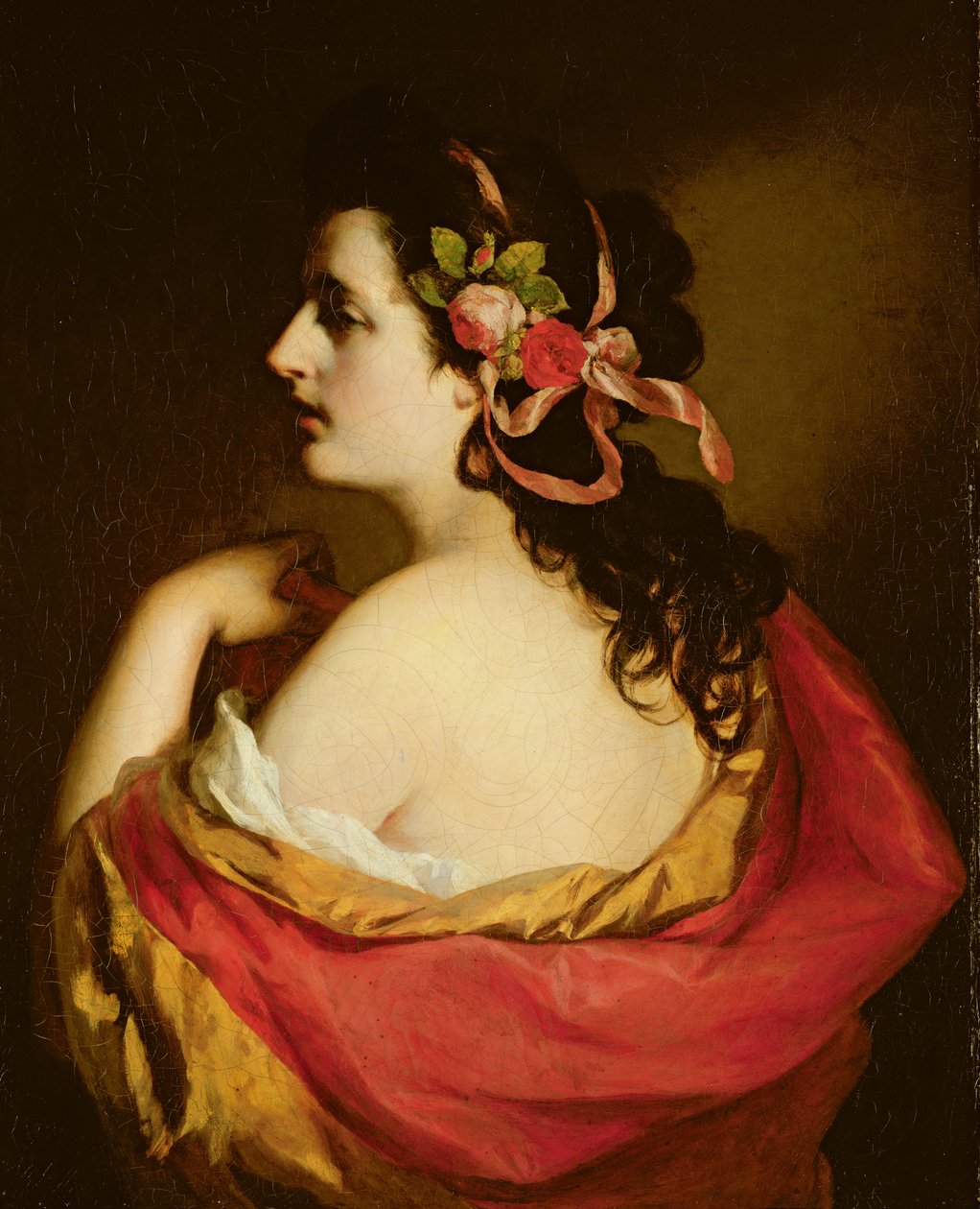 Ritratto di una giovane ragazza, 1865 da Friedrich von Amerling