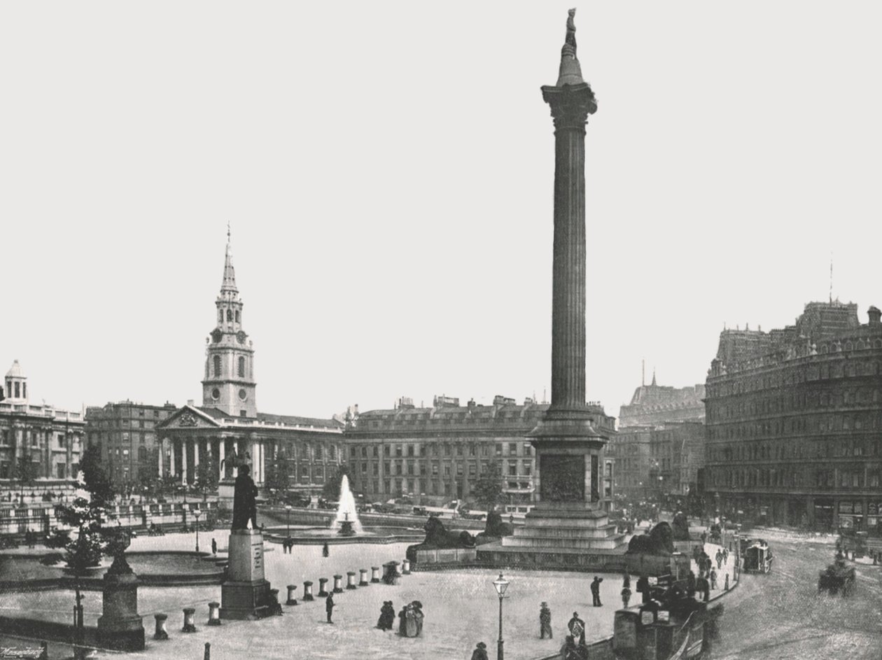 Trafalgar Square, Londra da Frith and Co