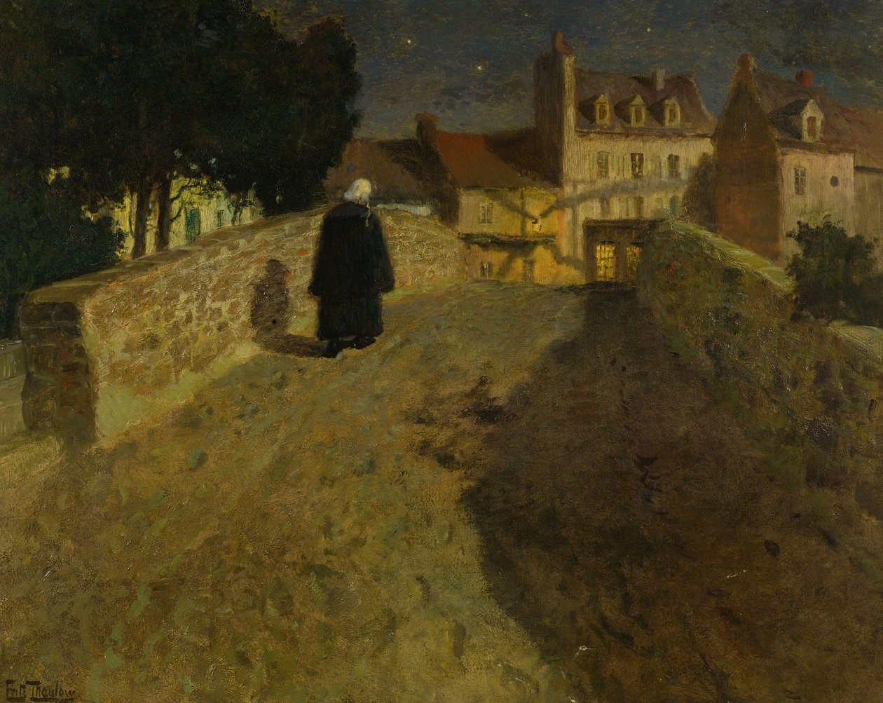 Verso il Pont Lovignon (Pont Fleuri) a Quimperlé da Fritz Thaulow