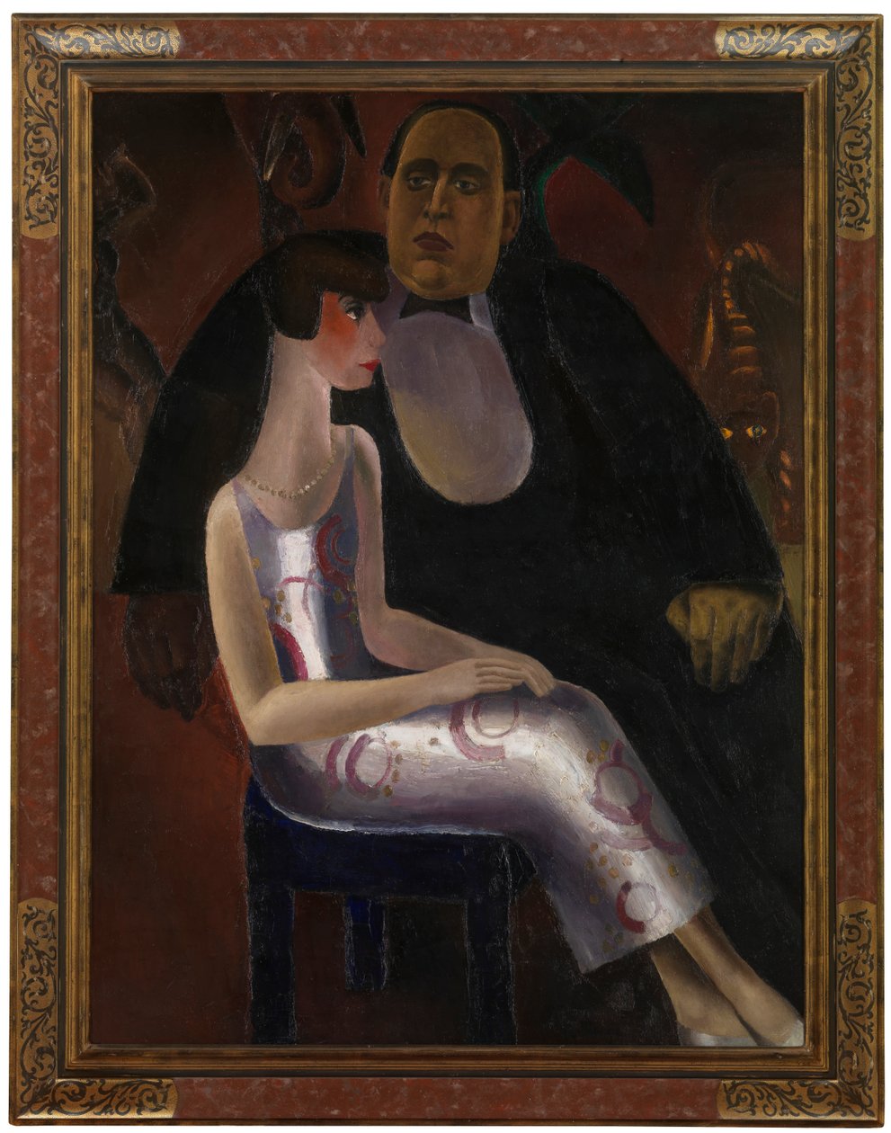 Ritratto di Paul-Gustave Van Hecke e sua moglie Norine da Frits van den Berghe