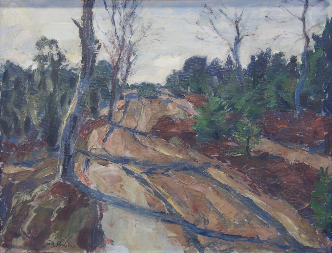 Sentiero nella brughiera da Fritz Flebbe