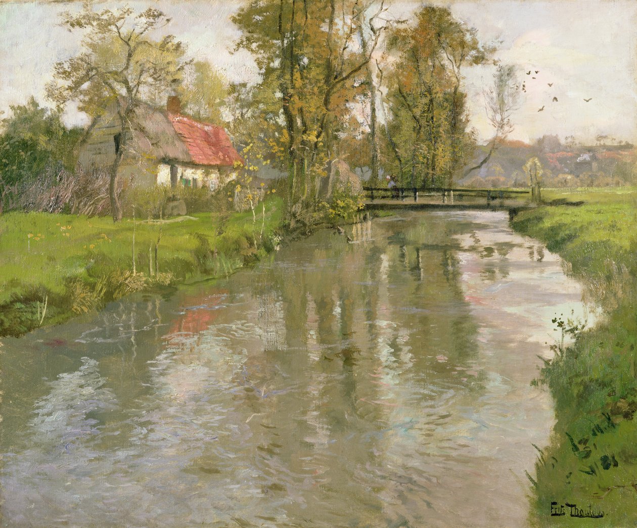 Paesaggio fluviale, c.1897 da Frits Thaulow