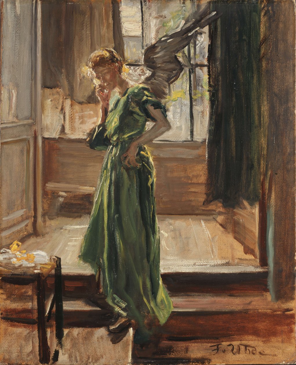 Pausa del modello da Fritz von Uhde