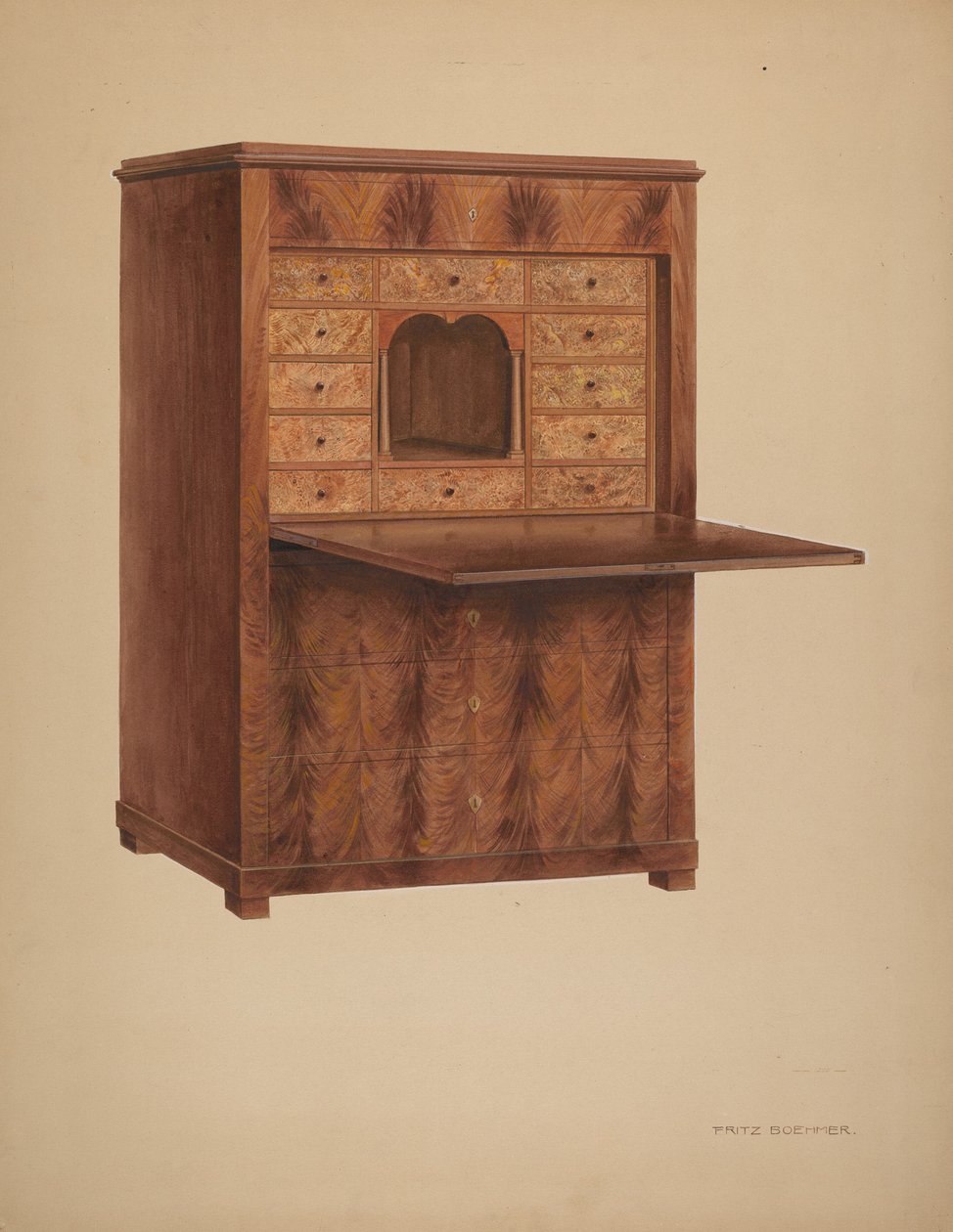 Scrivania da Fritz Boehmer