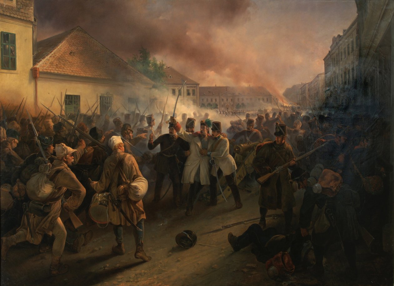 La morte eroica del generale Heinrich Hentzy di Arthurm da Fritz L