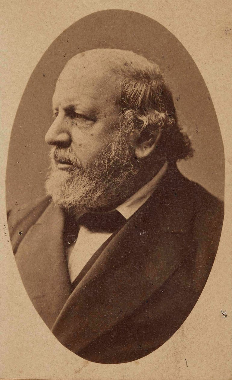 Ritratto del compositore Ferdinand von Hiller 1811-1885, c. 1880 da Fritz Luckhardt