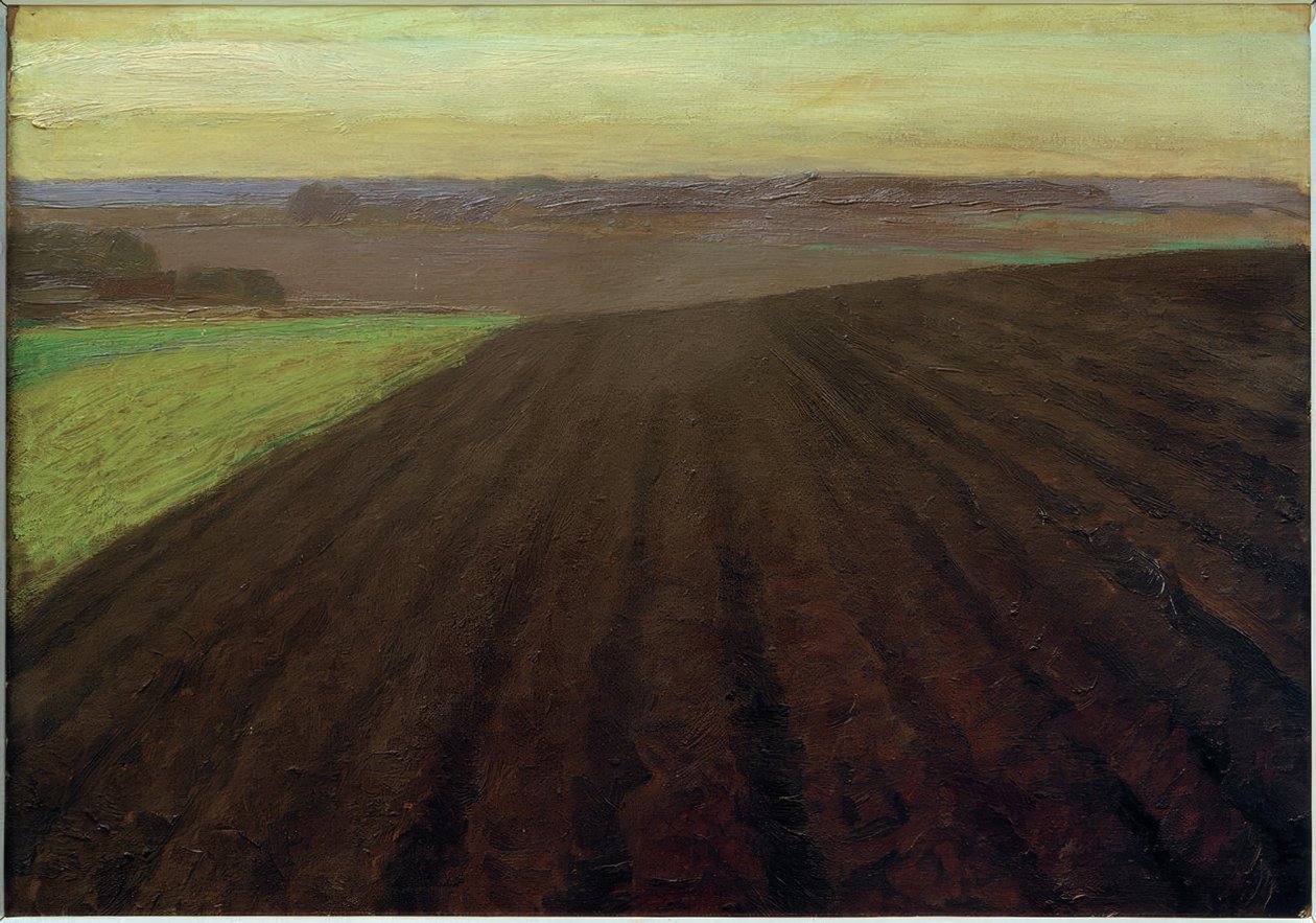 Fritz Mackensen, "Mooräcker" / Olio su tela, 1900 da Fritz Mackensen