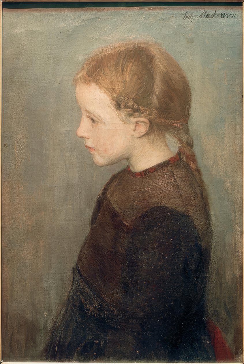 Testa di ragazza da Fritz Mackensen