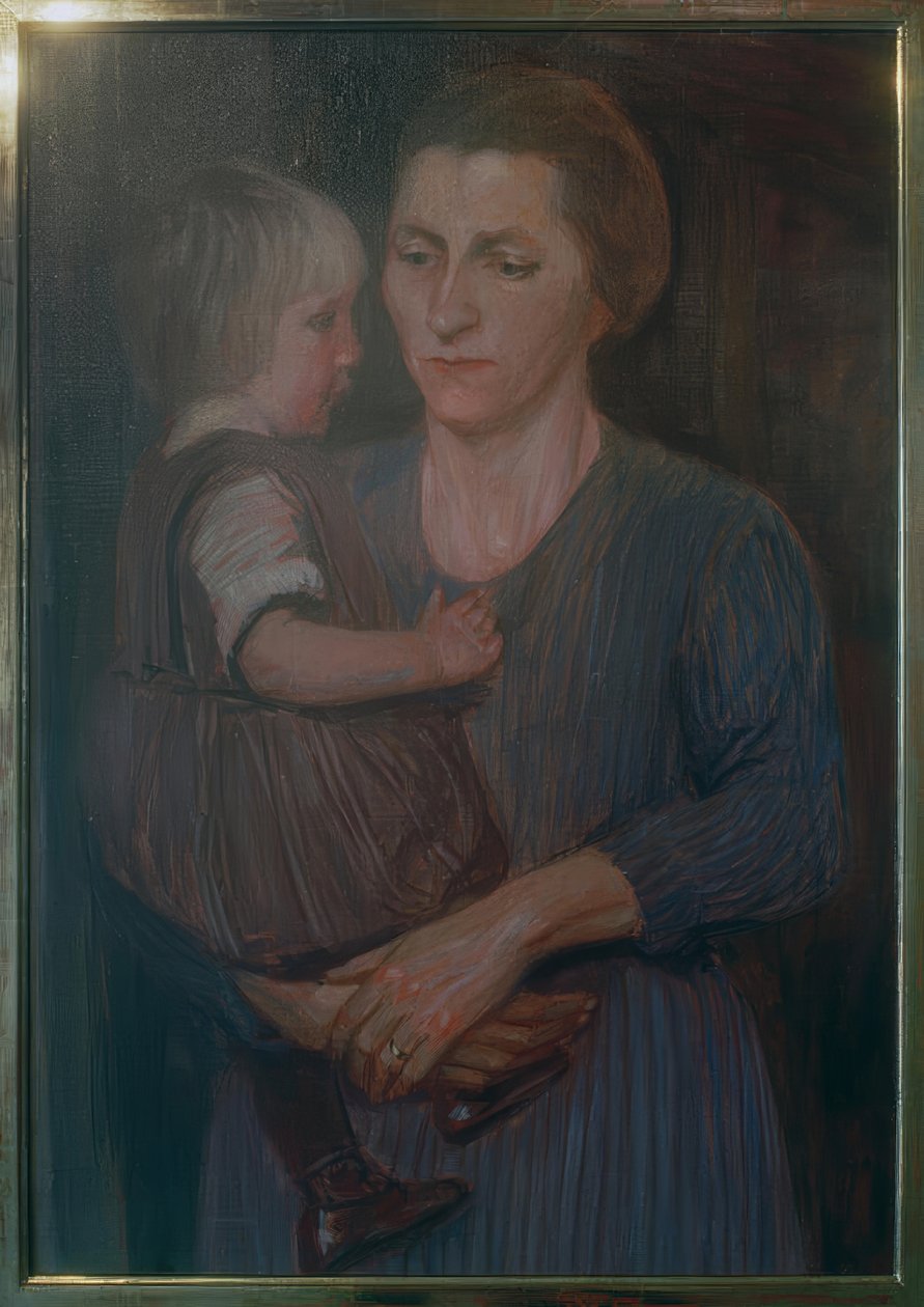 Madre e figlio da Fritz Mackensen
