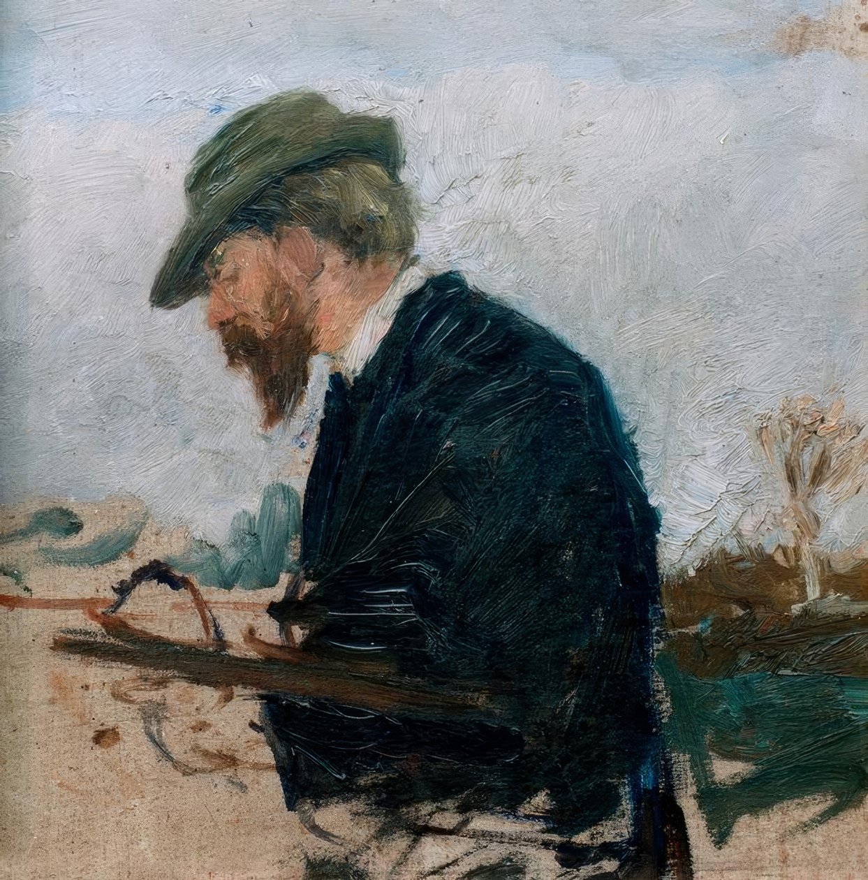 Otto Modersohn pittura da Fritz Mackensen