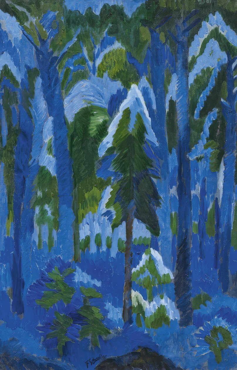 "Immagine della foresta III" da Fritz Schaefler