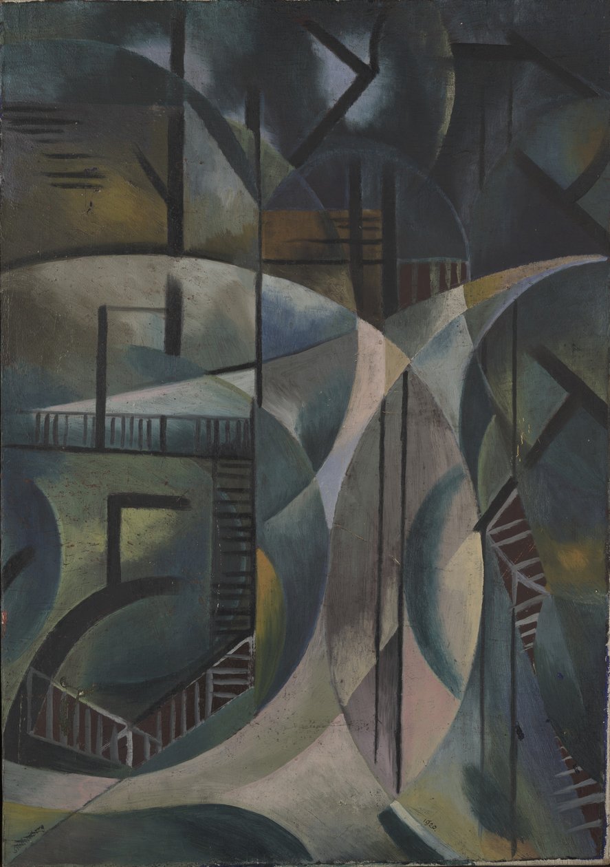 Paesaggio nel parco, 1920 da Fritz Stuckenberg