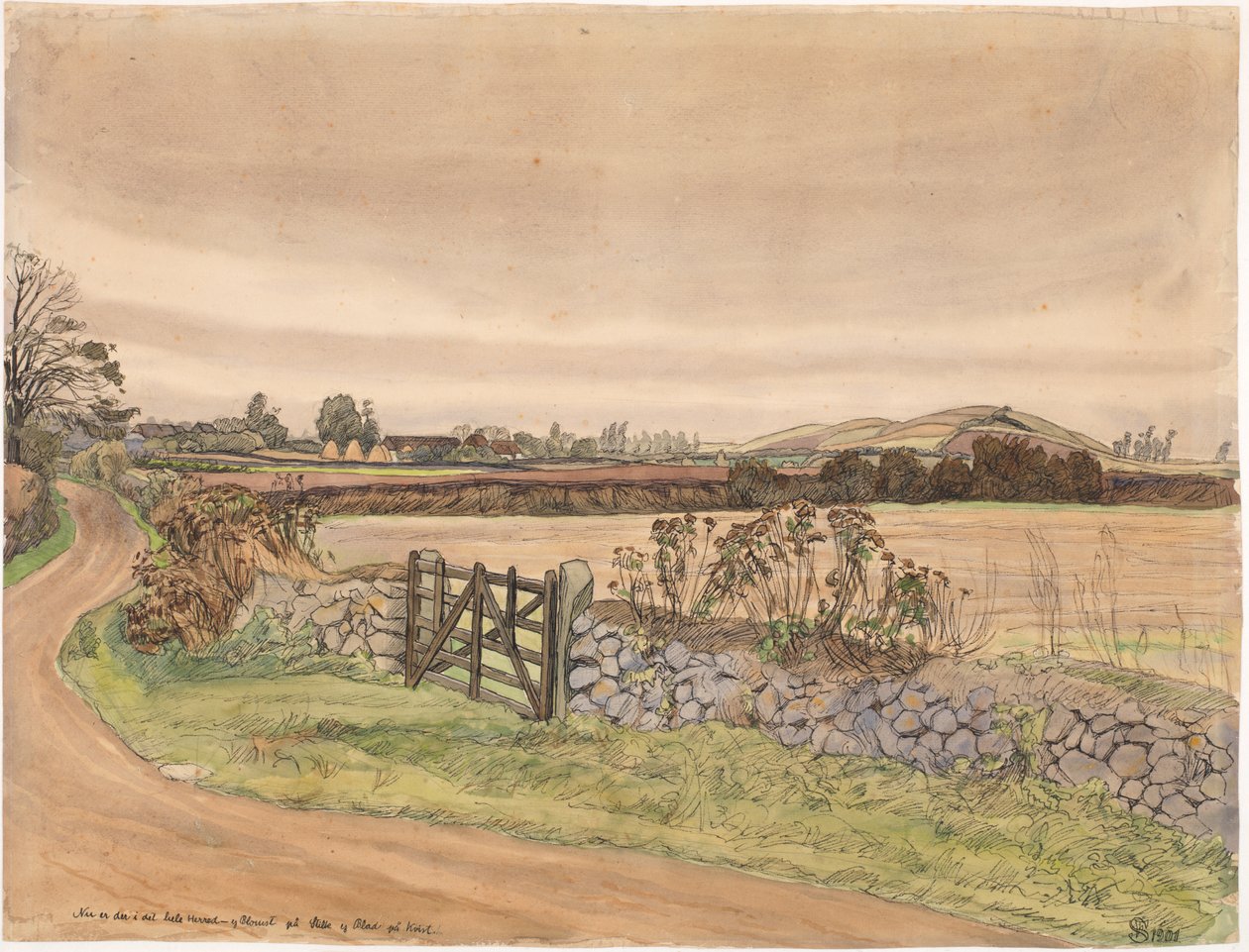Paesaggio autunnale da Fritz Syberg