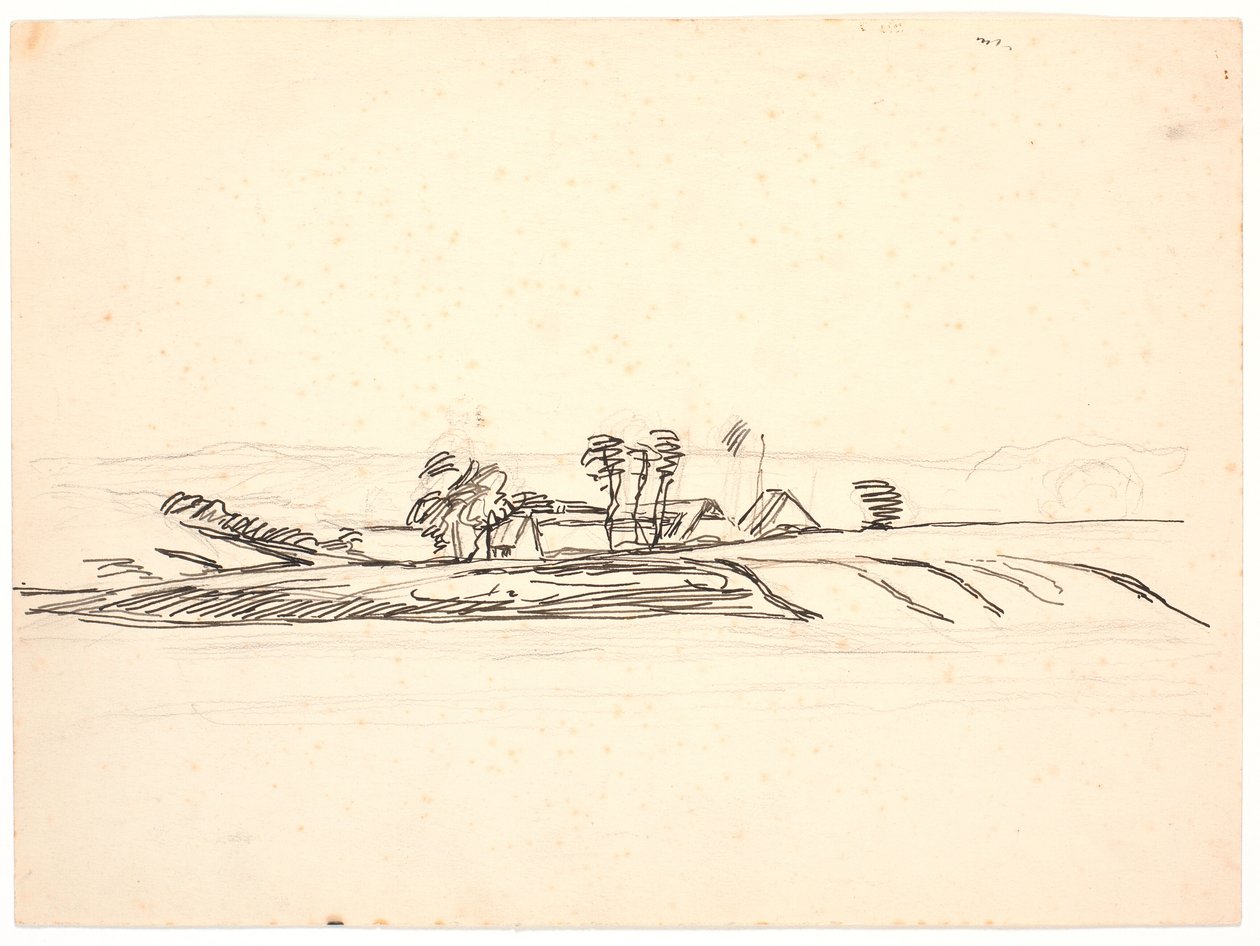 Paesaggio con una fattoria da Fritz Syberg
