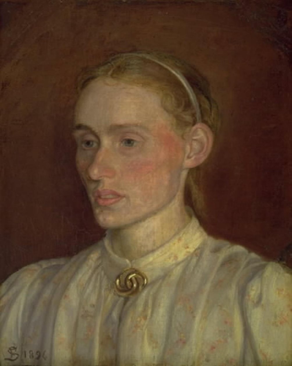 Ritratto di Anna Syberg da Fritz Syberg