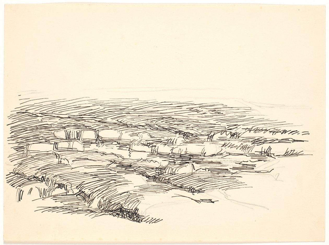 Studio per paesaggio del Mosella da Fritz Syberg