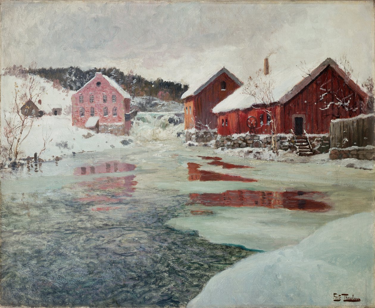 Dal fiume Akers da Fritz Thaulow