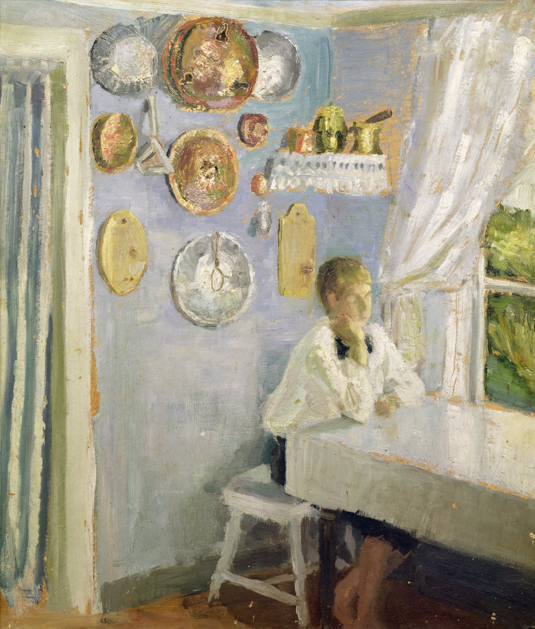Harald al tavolo della colazione, c.1900 da Fritz Thaulow
