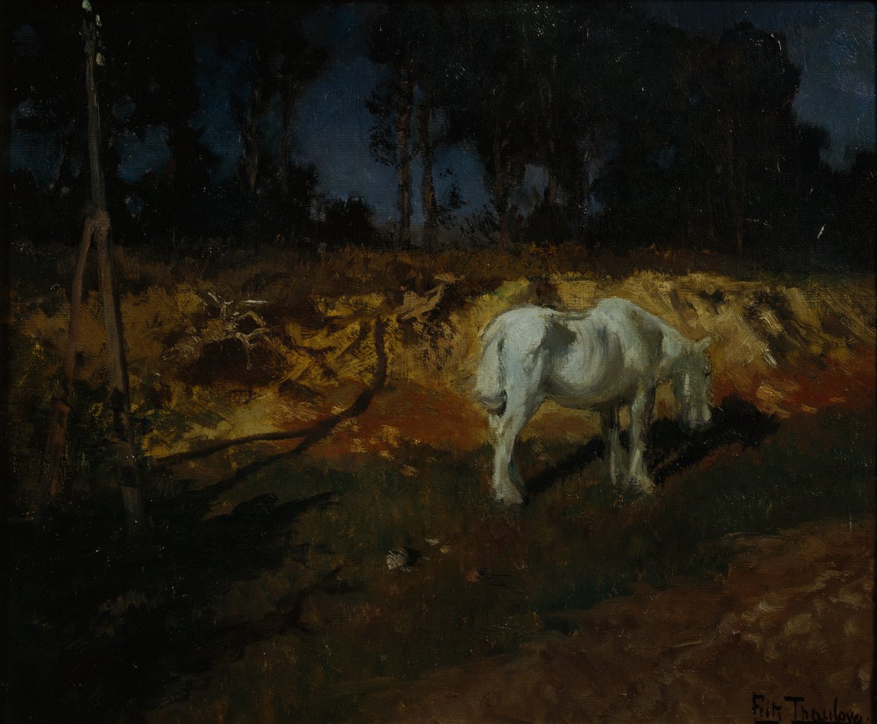 Il cavallo del dottore da Fritz Thaulow