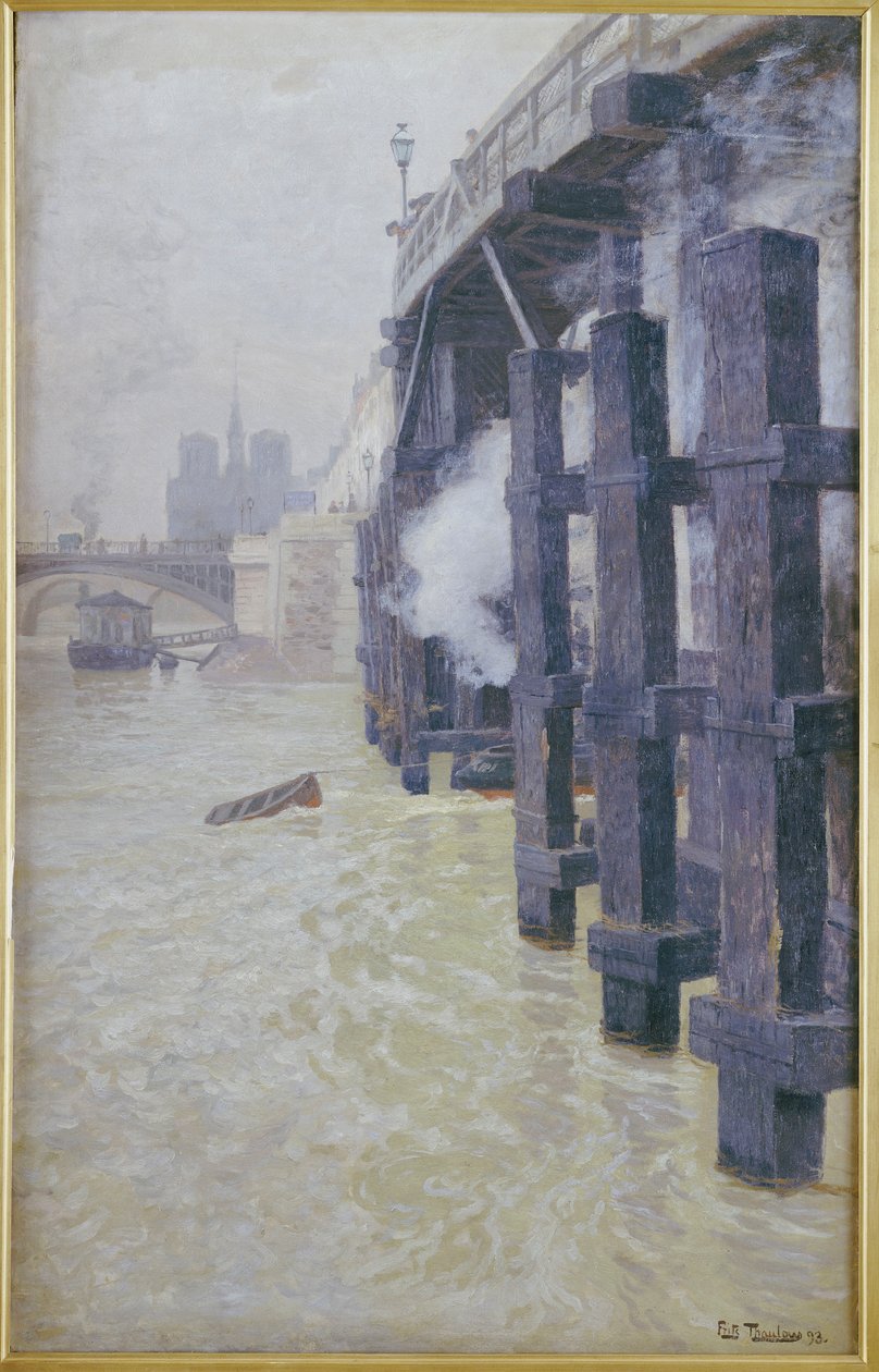 La Senna a dicembre, 1893 da Frits Thaulow