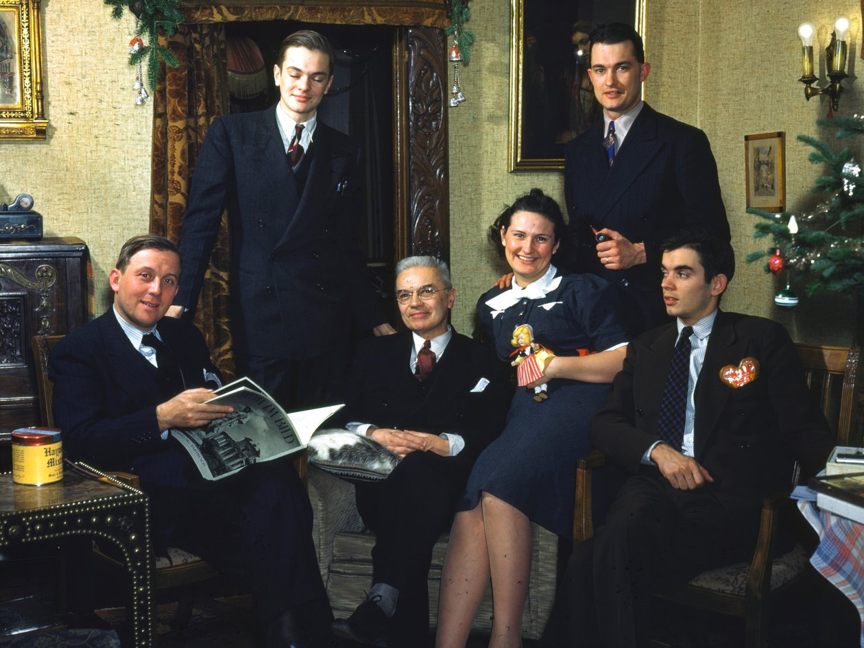 Famiglia e casa a Dresda, Germania del Dr. Fritz Gustav Wentzel e sua moglie Verna da Fritz Wentzel