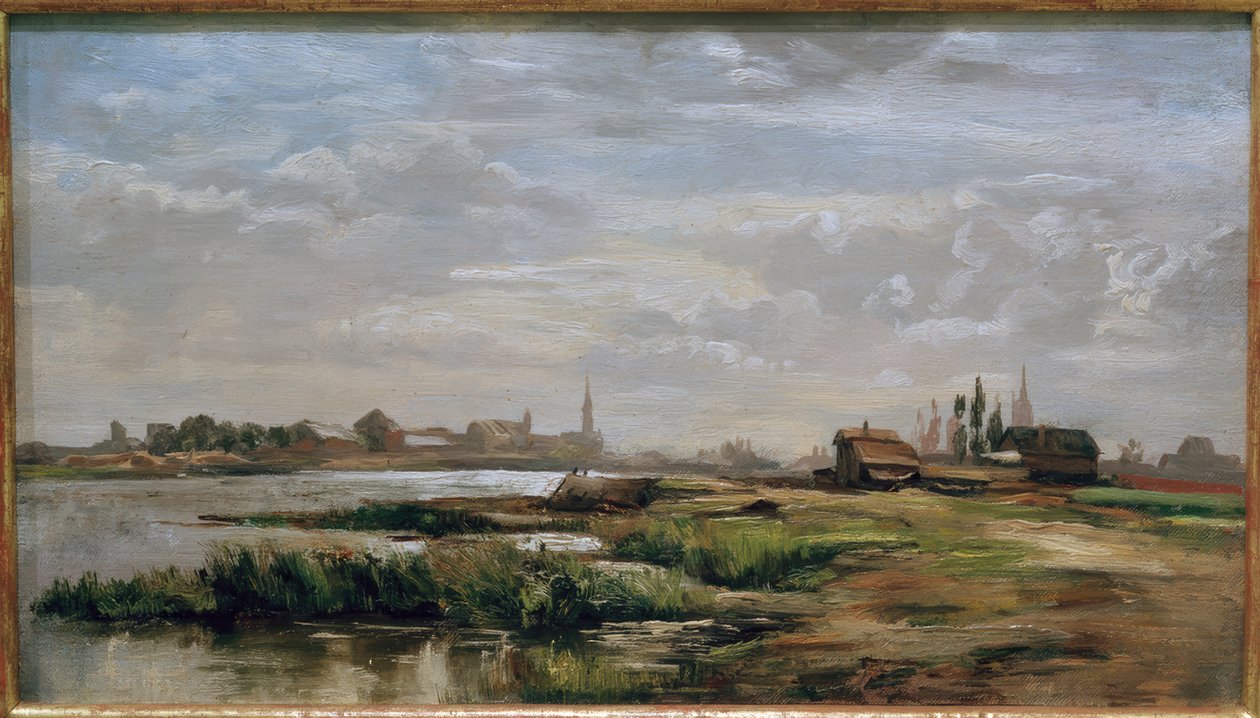 Fritz Wucherer, Paesaggio fluviale da Fritz Wucherer