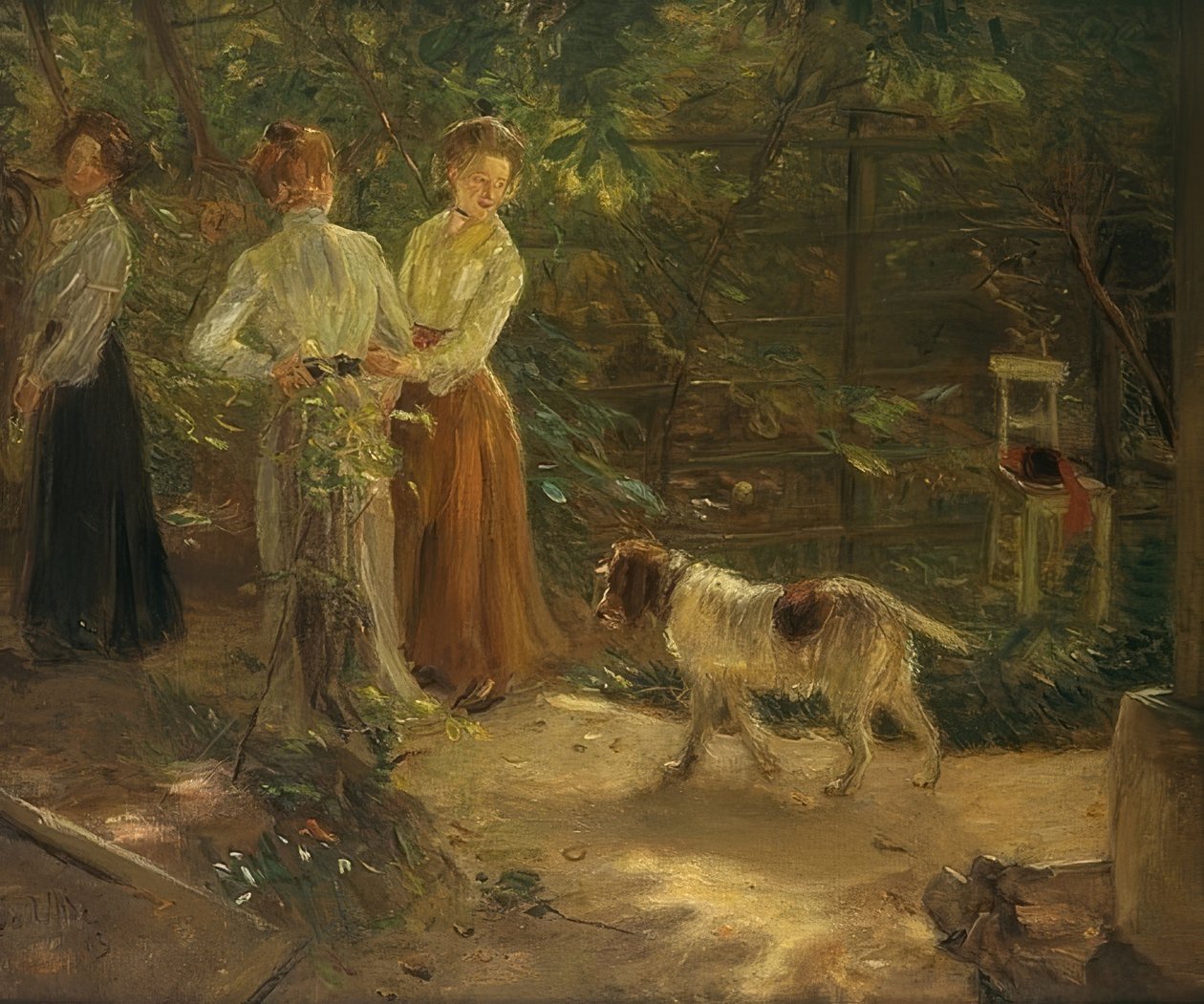 Il sentiero del giardino da Fritz von Uhde