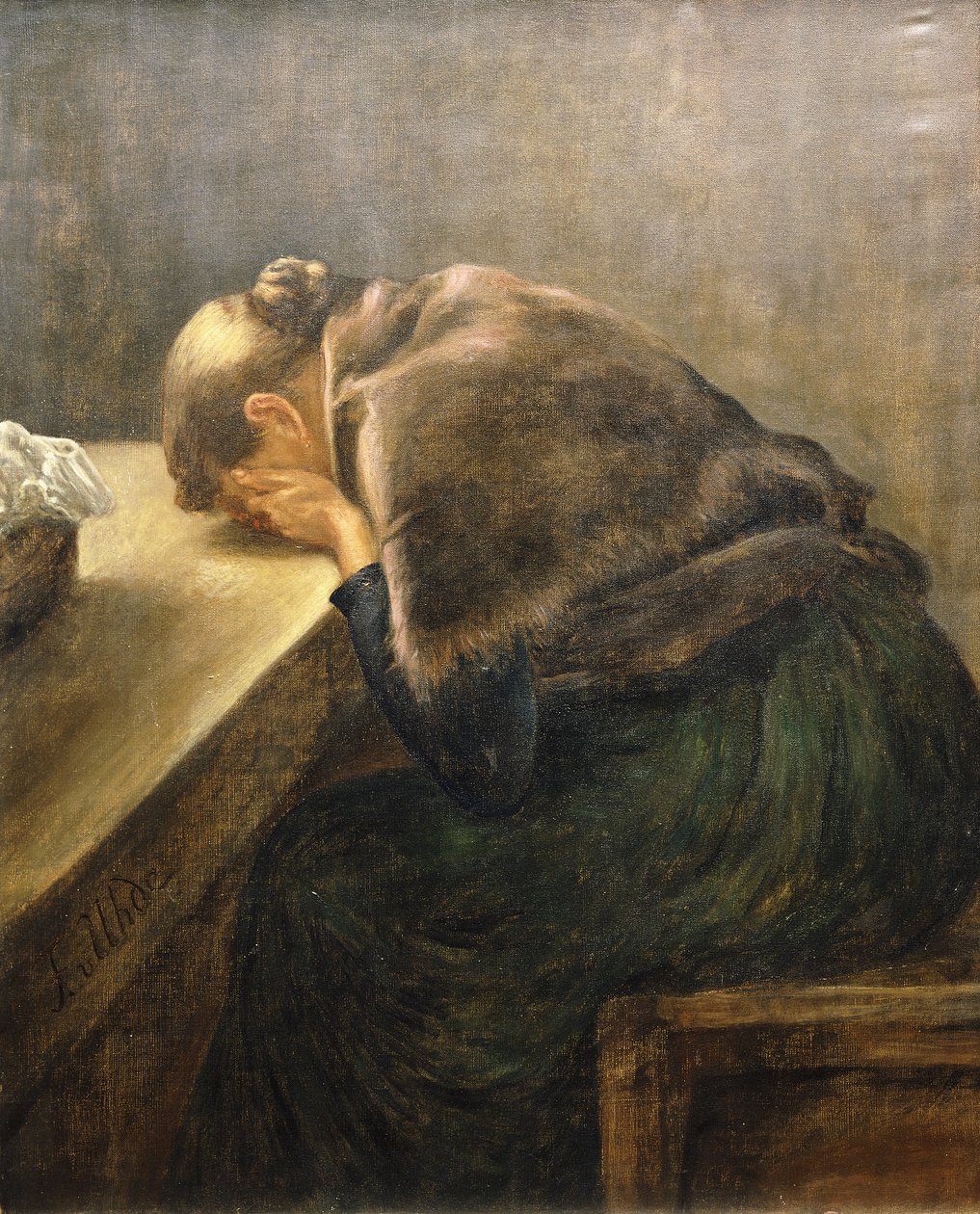Lutto da Fritz von Uhde