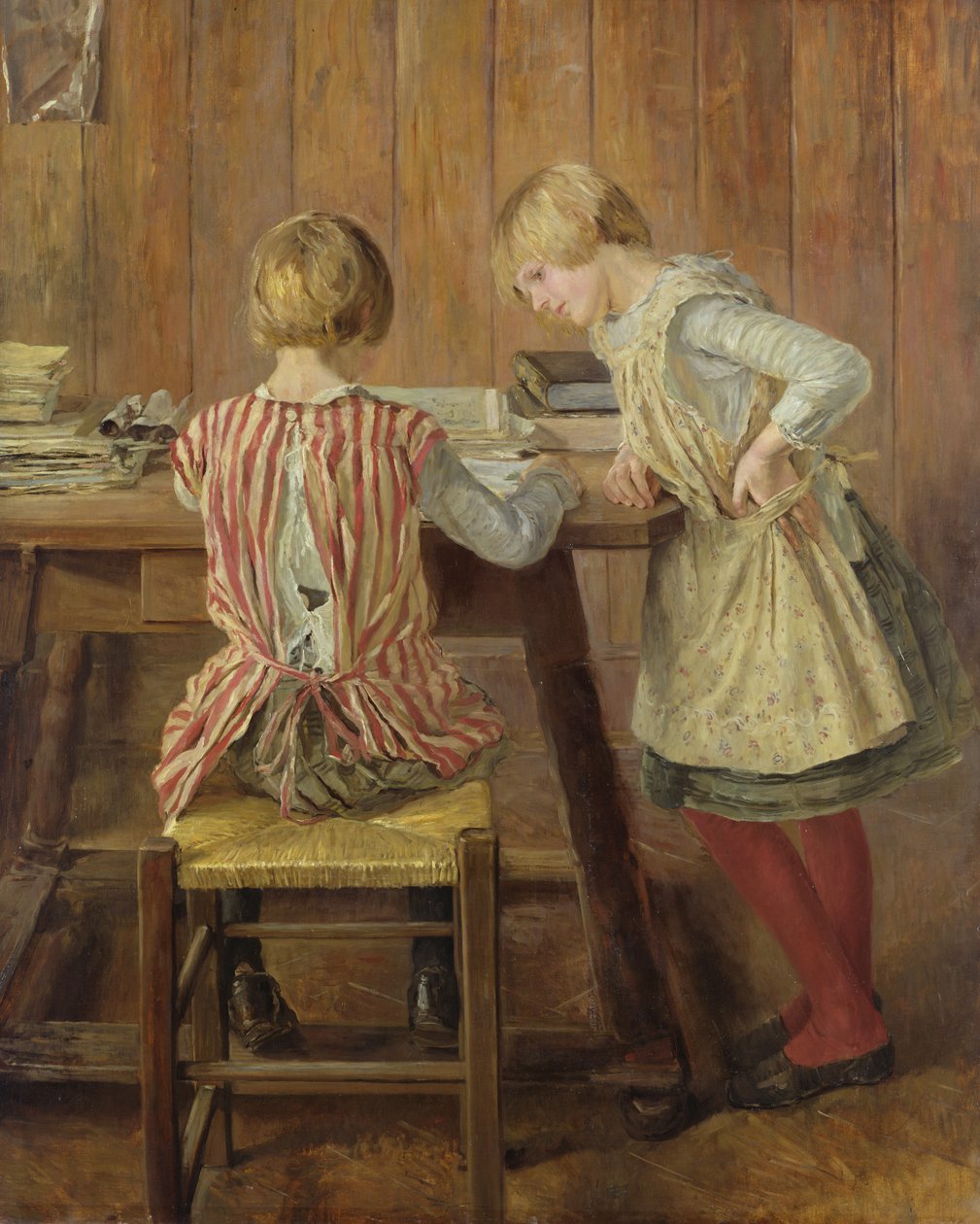 Il libro illustrato, 1889 da Fritz von Uhde