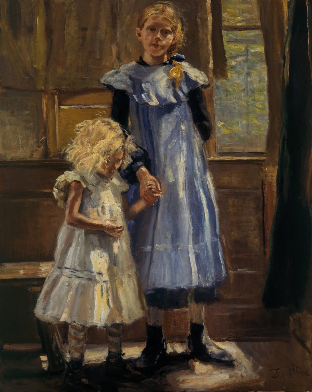 Due ragazze da Fritz von Uhde