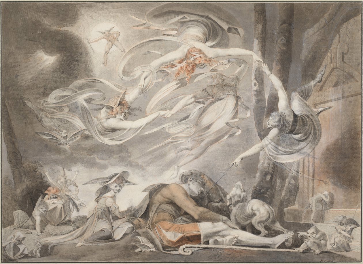 Il sogno del pastore da Füssli