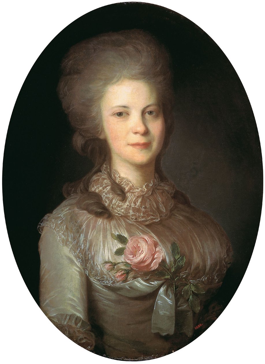 Ritratto di Varvara Surovtseva da Fyodor Rokotov